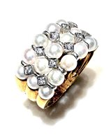 Anello Sommer Donna Collezione Perle in Oro Perla PERLE DIA CT 0.12 BG - PERLE DIA CT 0.12 BG